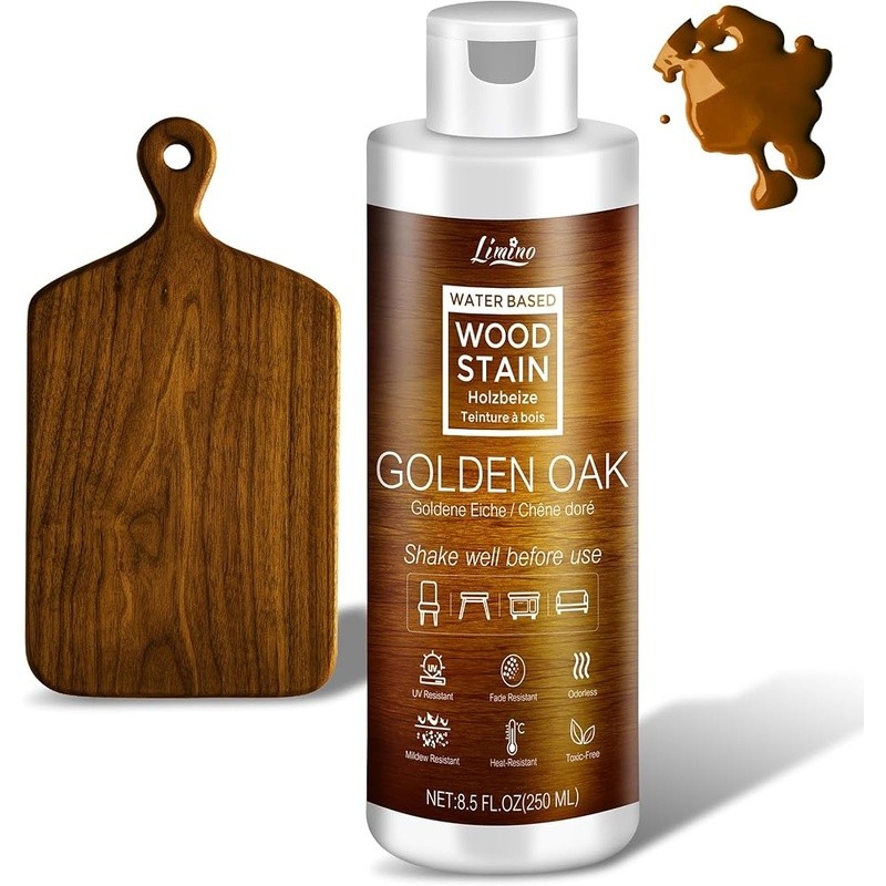 Water Based Eco-Friendly Wood Stain Gel Non-Toxic Matte Finish Indoor Outdoor US
