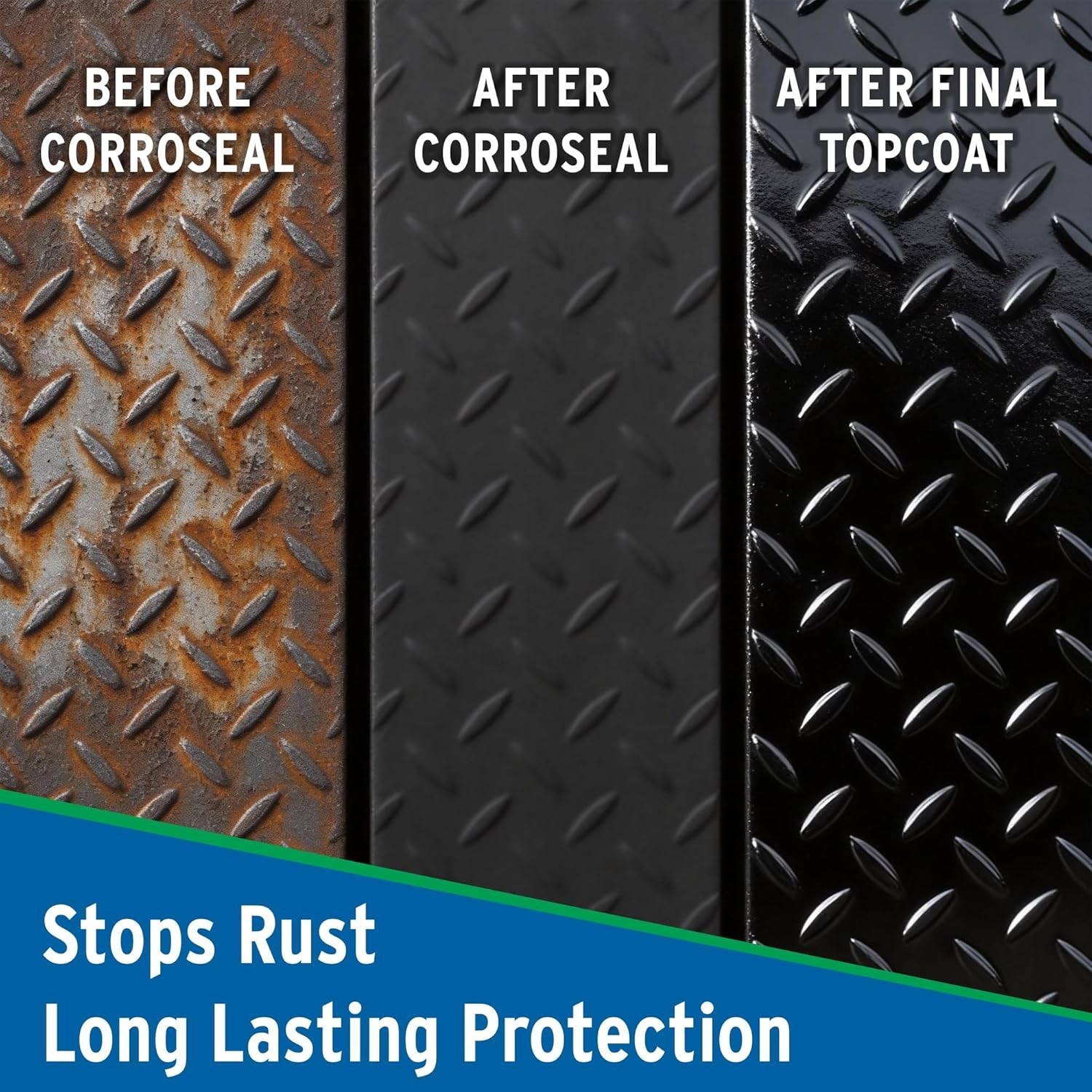 Water-Based Rust Converter Metal Primer, Rust Converter – 1 Qt