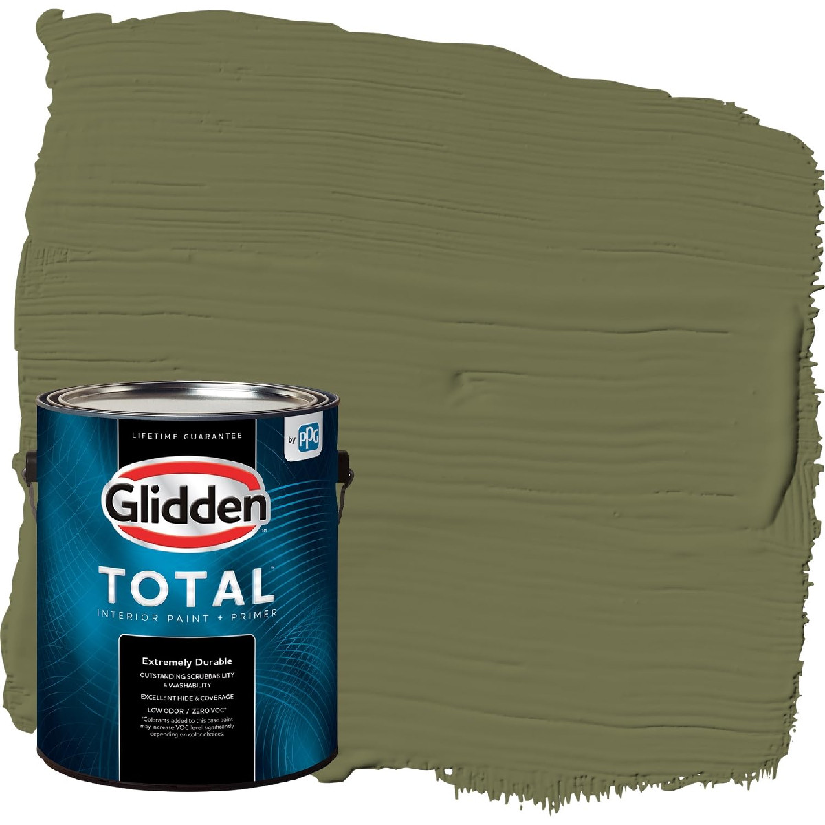 Glidden Total Interior Wall Paint Premiumr All-In-One Gratefully Grass/Green