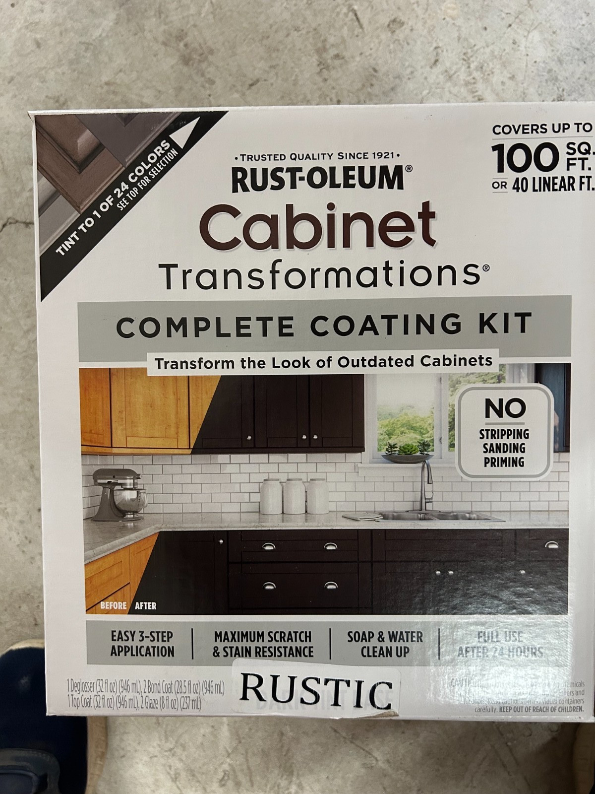 Rust-Oleum Cabinet Transformations Kit RUSTIC FREE SHIPPING
