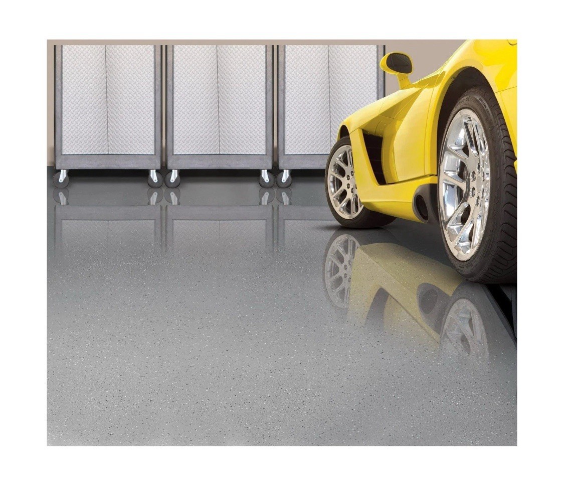 Rust-Oleum 292514 EpoxyShield Premium Floor Coating Kit, Clear 90oz