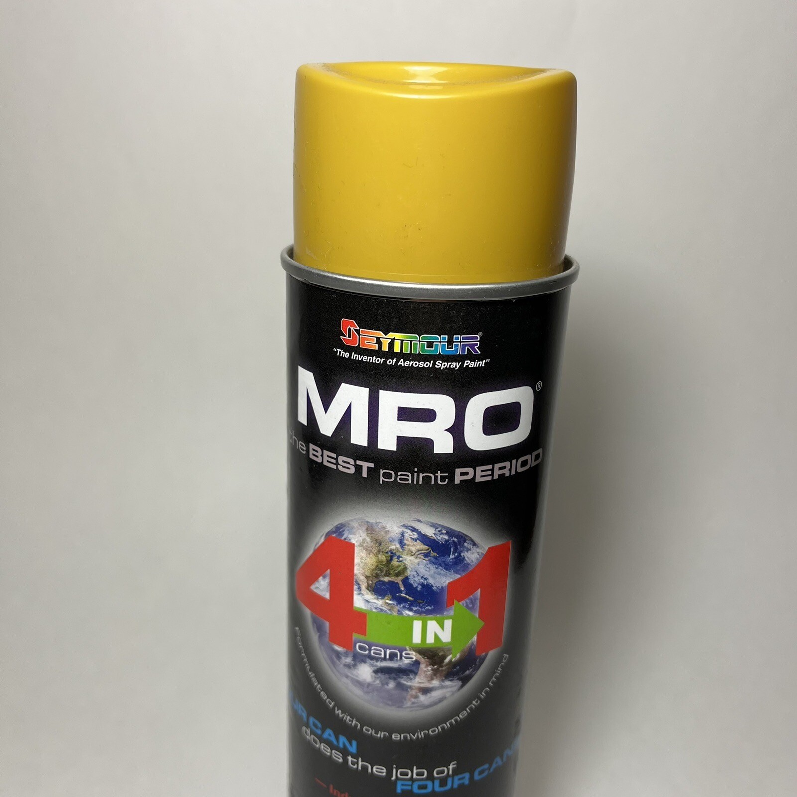 SEYMOUR MRO HIGH SOLIDS INDUSTRIAL COATING EQUIPMENT YELLOW Spray Paint Can 16oz