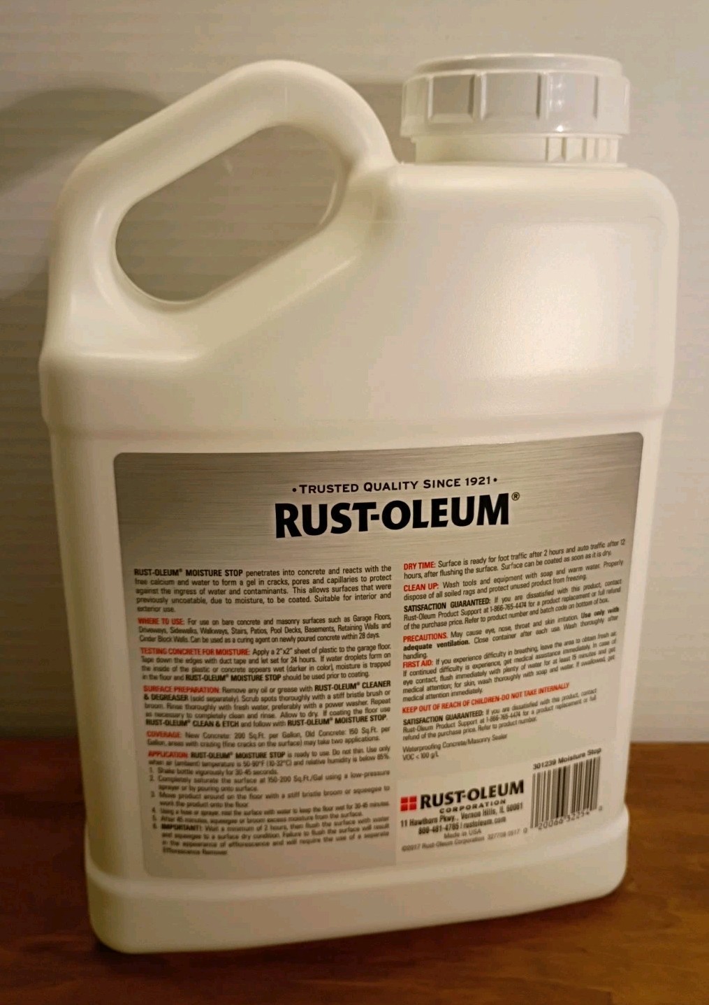 Rust-Oleum 301239 Moisture Stop – 1 Gallon