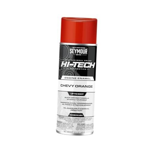 Seymour EN-48 Hi-Tech Engine Spray Paint 12 Ounce (Pack of 1) Chevy Orange