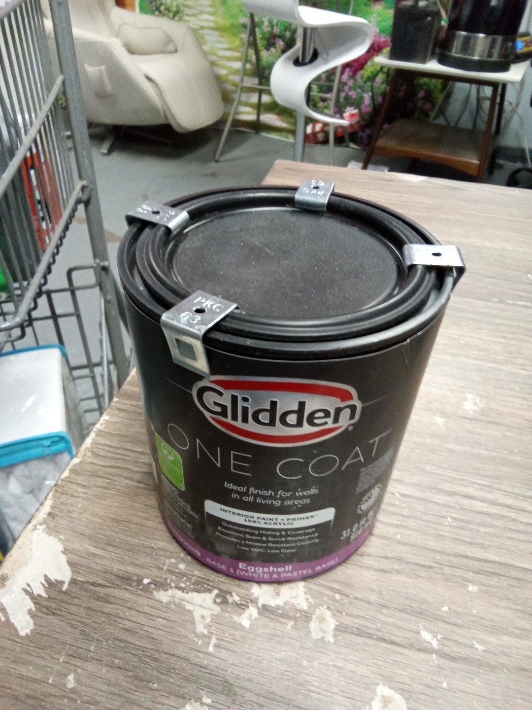 One Coat Eggshell Glidden 31.0 Fl Oz 228 Dt