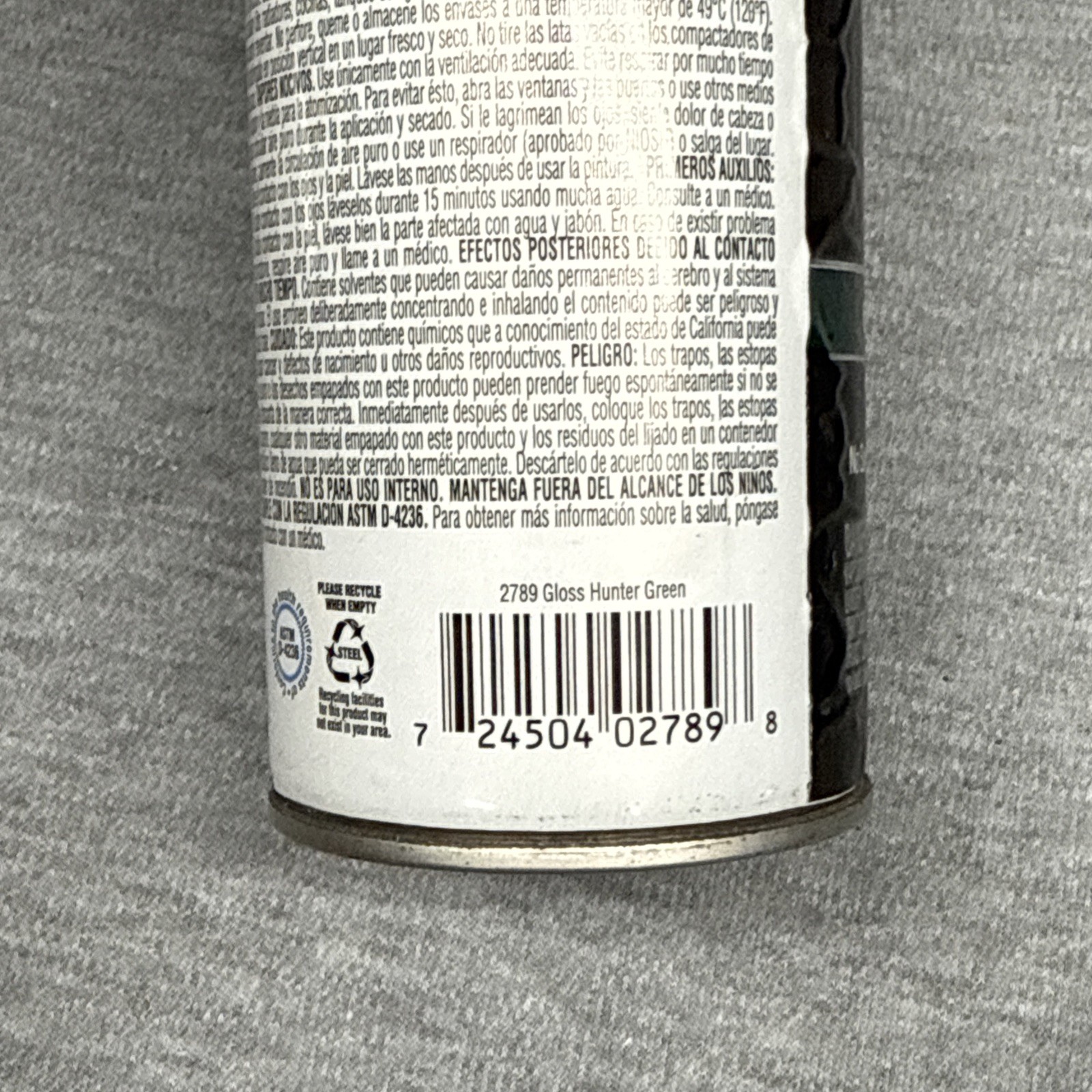 Hunter Green Spray Paint 12 Ounce Indoor Outdoor Strong Adhesion No Peel