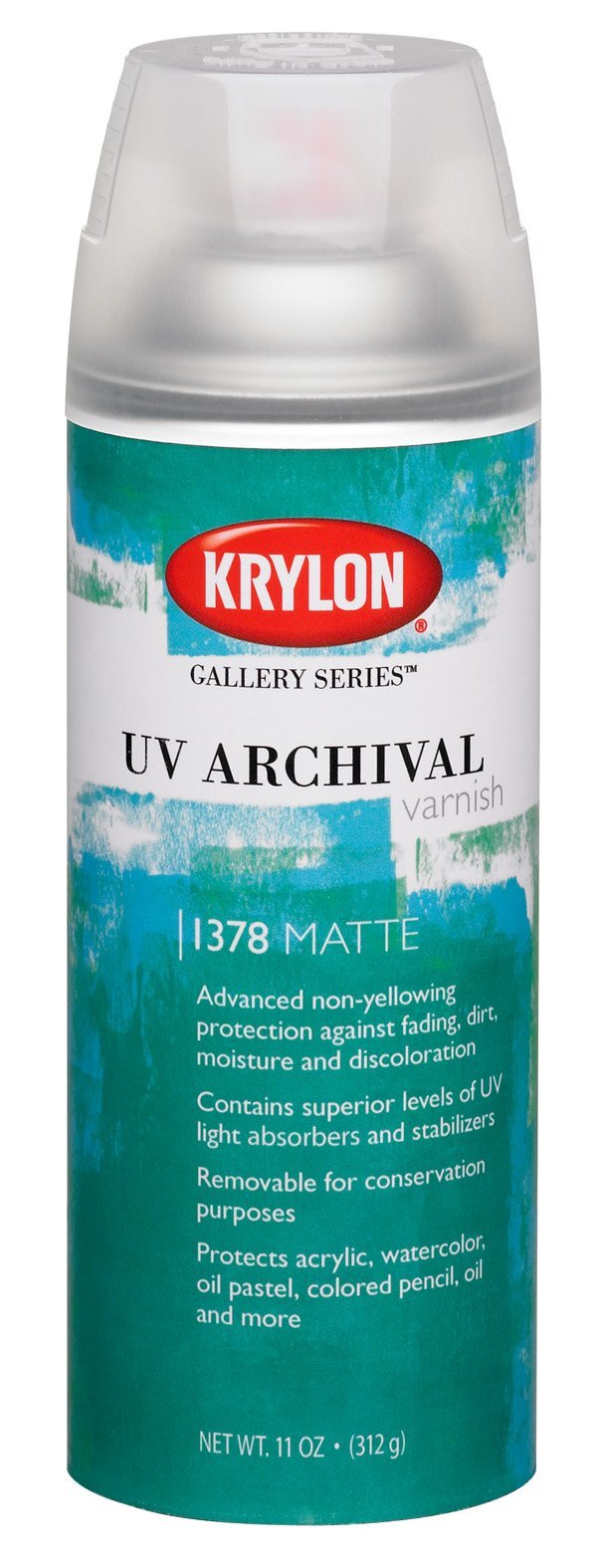 Krylon UV Archival Varnish Matte 11 Ounce Non Yellowing Protection Spray