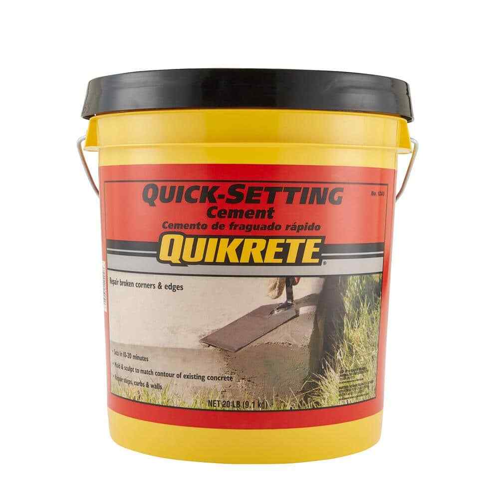Quikrete 10 lb. Quick-Setting Concrete Mix – Fast-Setting Repair & Patch Materia