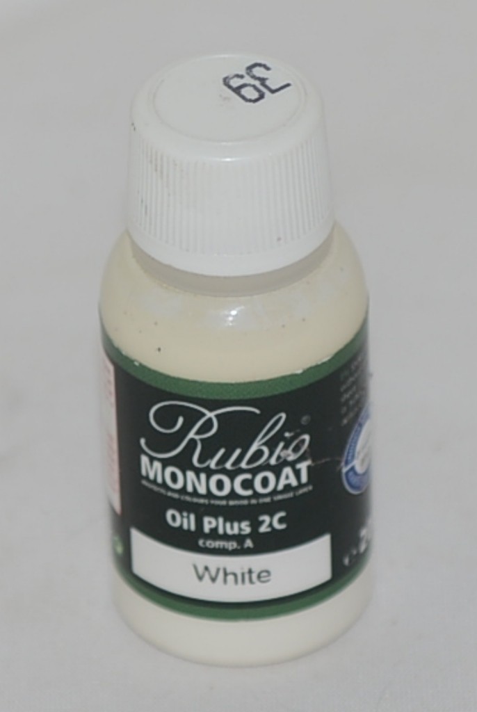 Rubio Monocoat Oil Plus 2C Comp A White 39 20 Milliliters Unopened