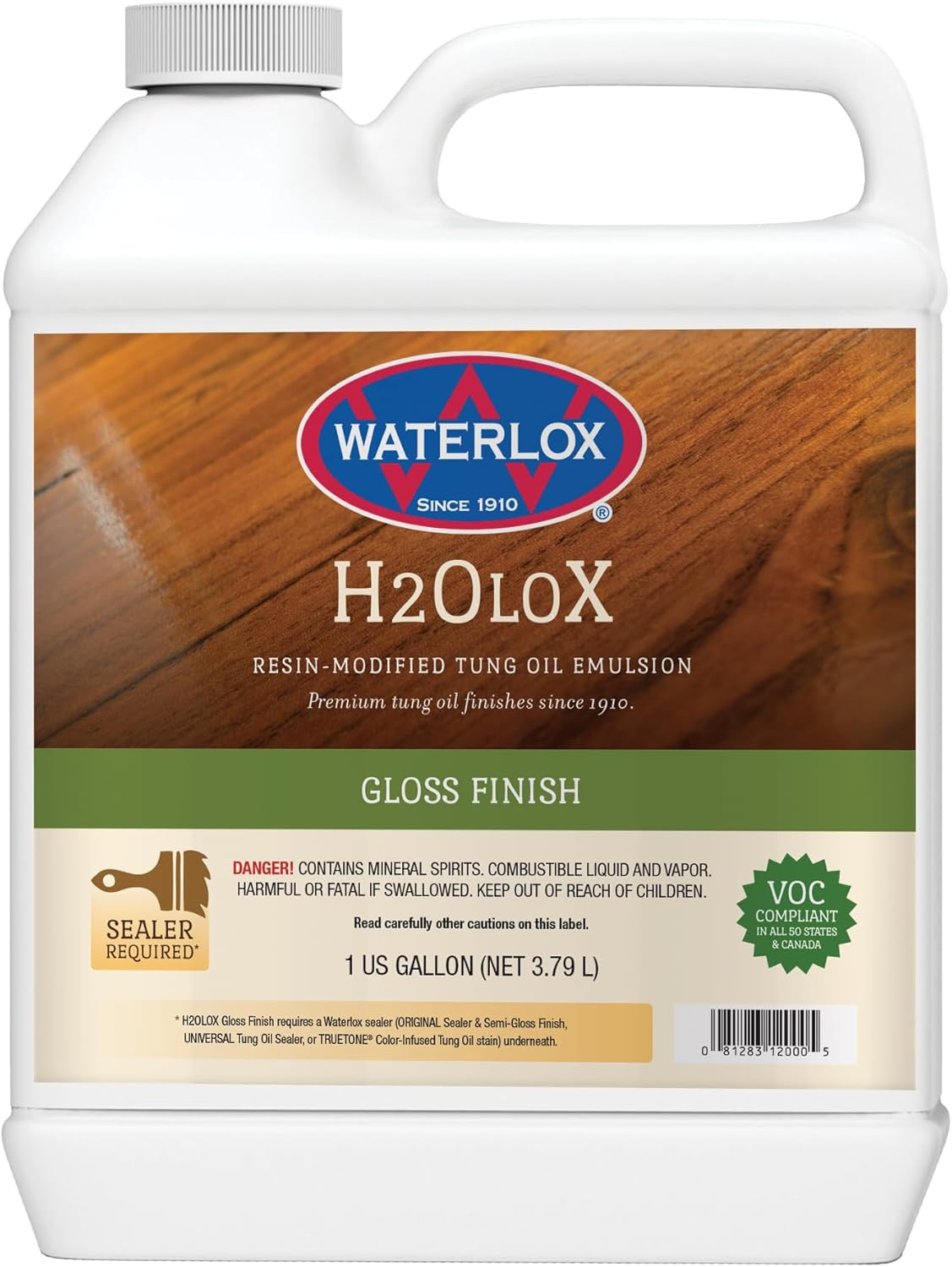 H2Olox Gloss Finish Water-Based Paint – 1 Gallon for Stunning Results