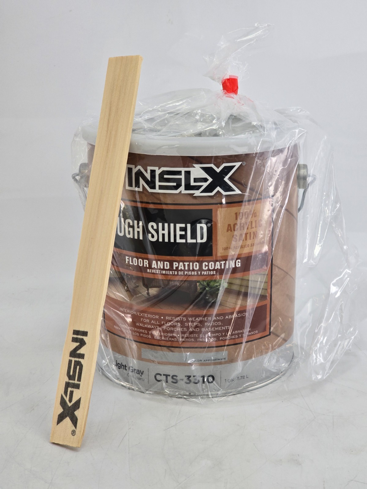 INSL-X CTS3310 Tough Shield Floor & Patio Paint Light Gray 1 Gallon 100% Acrylic