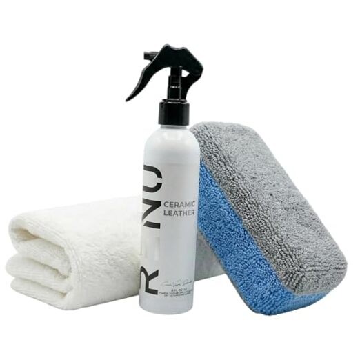 Ceramic Leather & Interior Coating Kit – Protect Car Seats, Vinyl, Plastics &