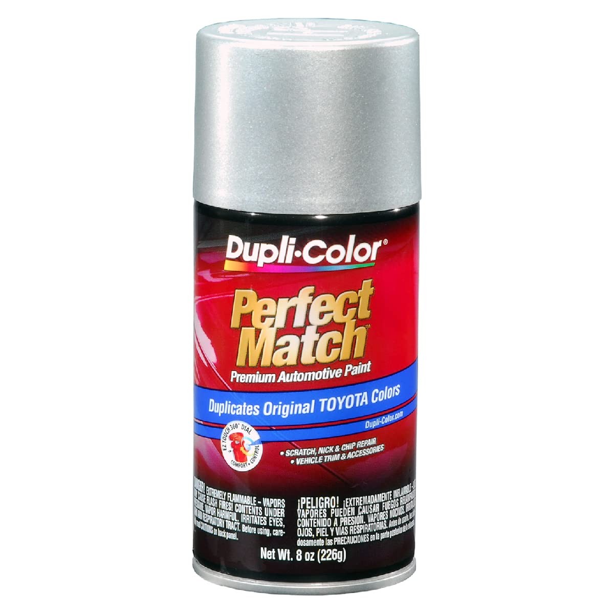 Dupli Color Perfect Match Lunar Mist Silver Automotive Spray Paint 8 Ounce