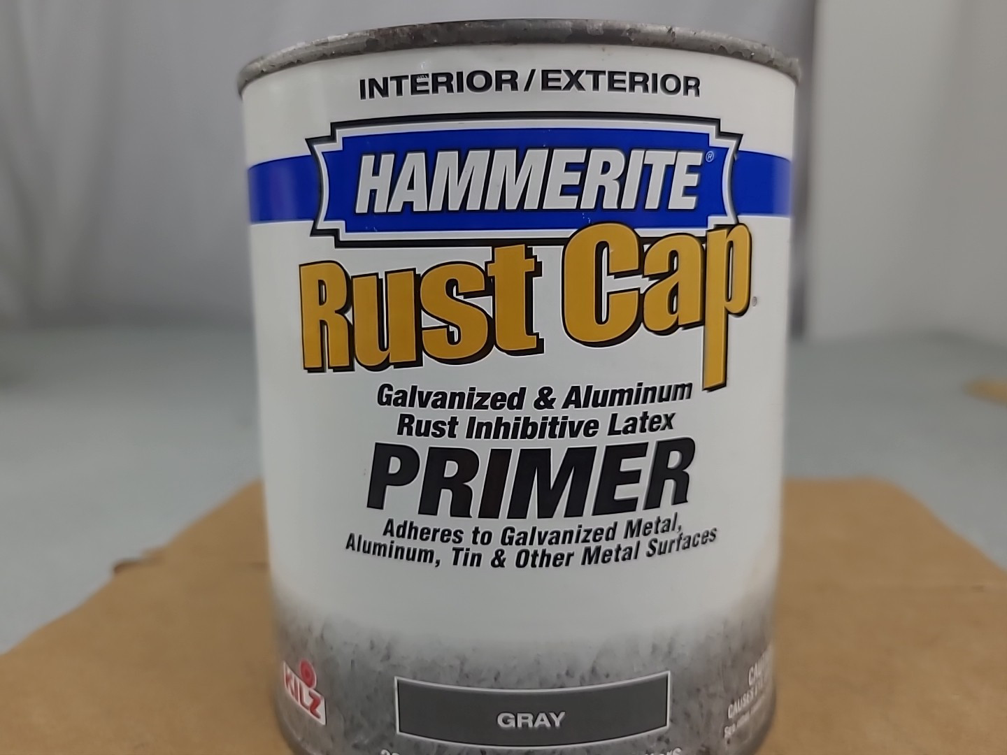 1x Hammerite Rust Cap Primer GRAY 1 Quart Discontinued