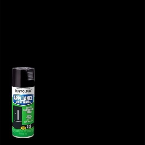 Rust-Oleum 7886830 Specialty Appliance Epoxy Spray Paint, 12 oz, Black