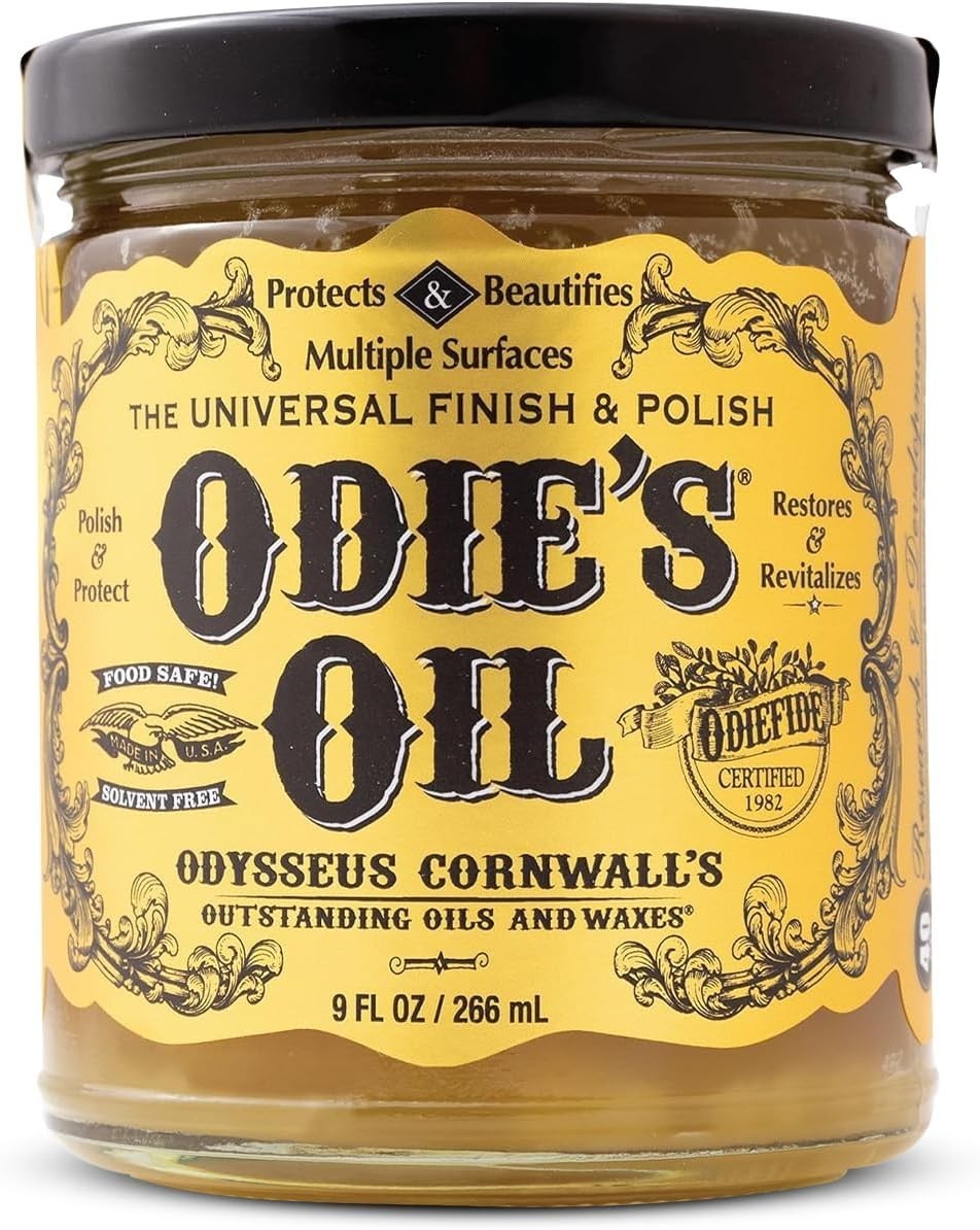 Oil Universal Finish Wood Leather Plastic Vinyl Metal & More 9 Oz Jar