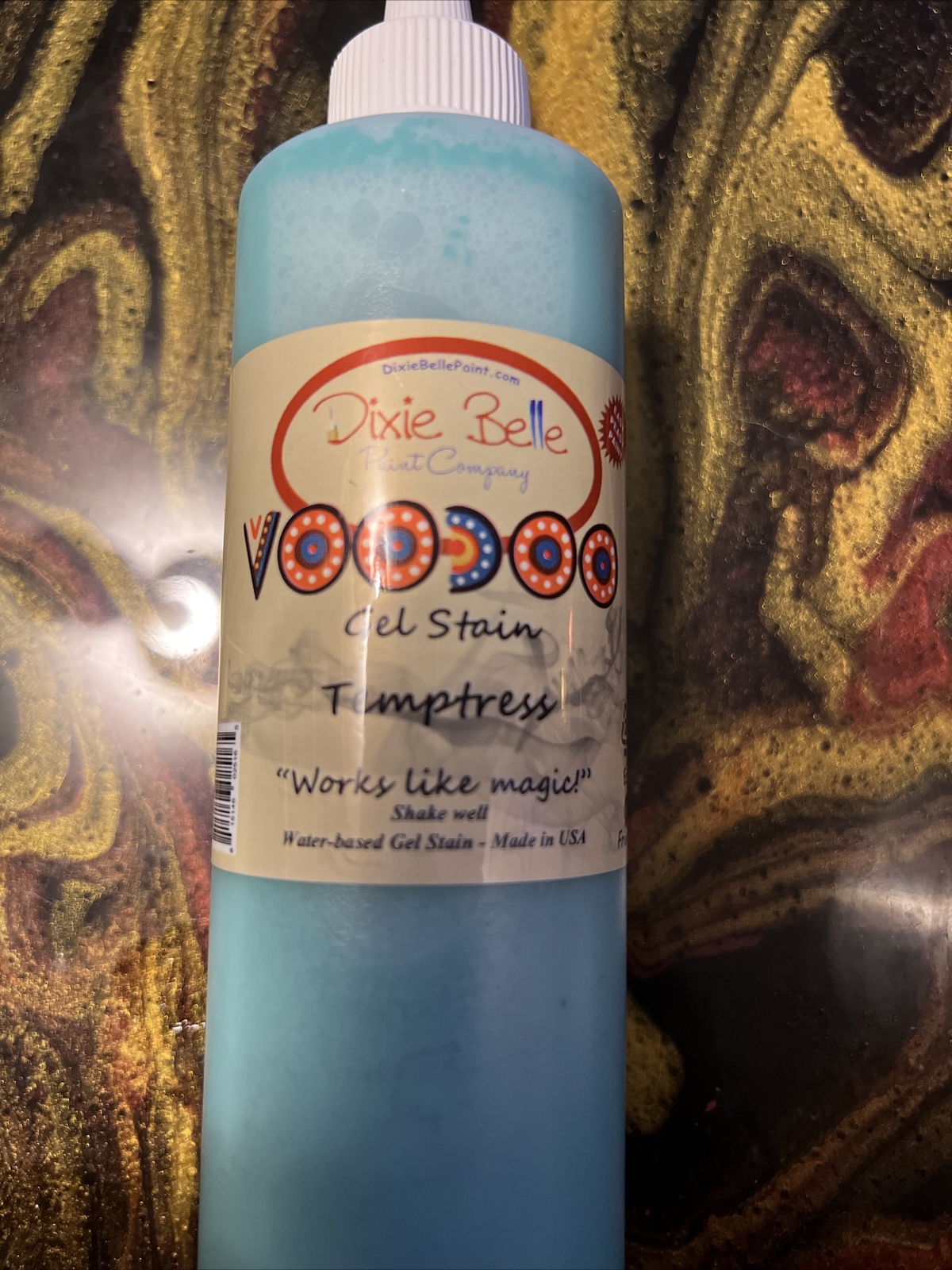 New Dixie Belle Paint Co VooDoo Temptress Gel Stain Water-Based Translucent