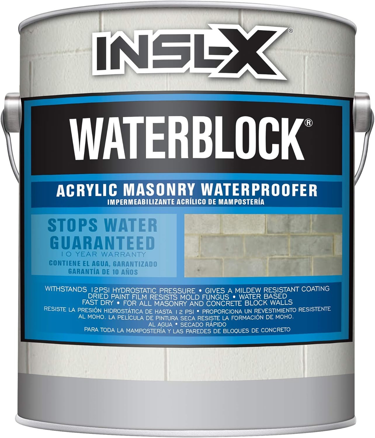 AMW100009A-01 Waterblock Acrylic Masonry Waterproofer Paint, 128 Fl Oz (Pack of