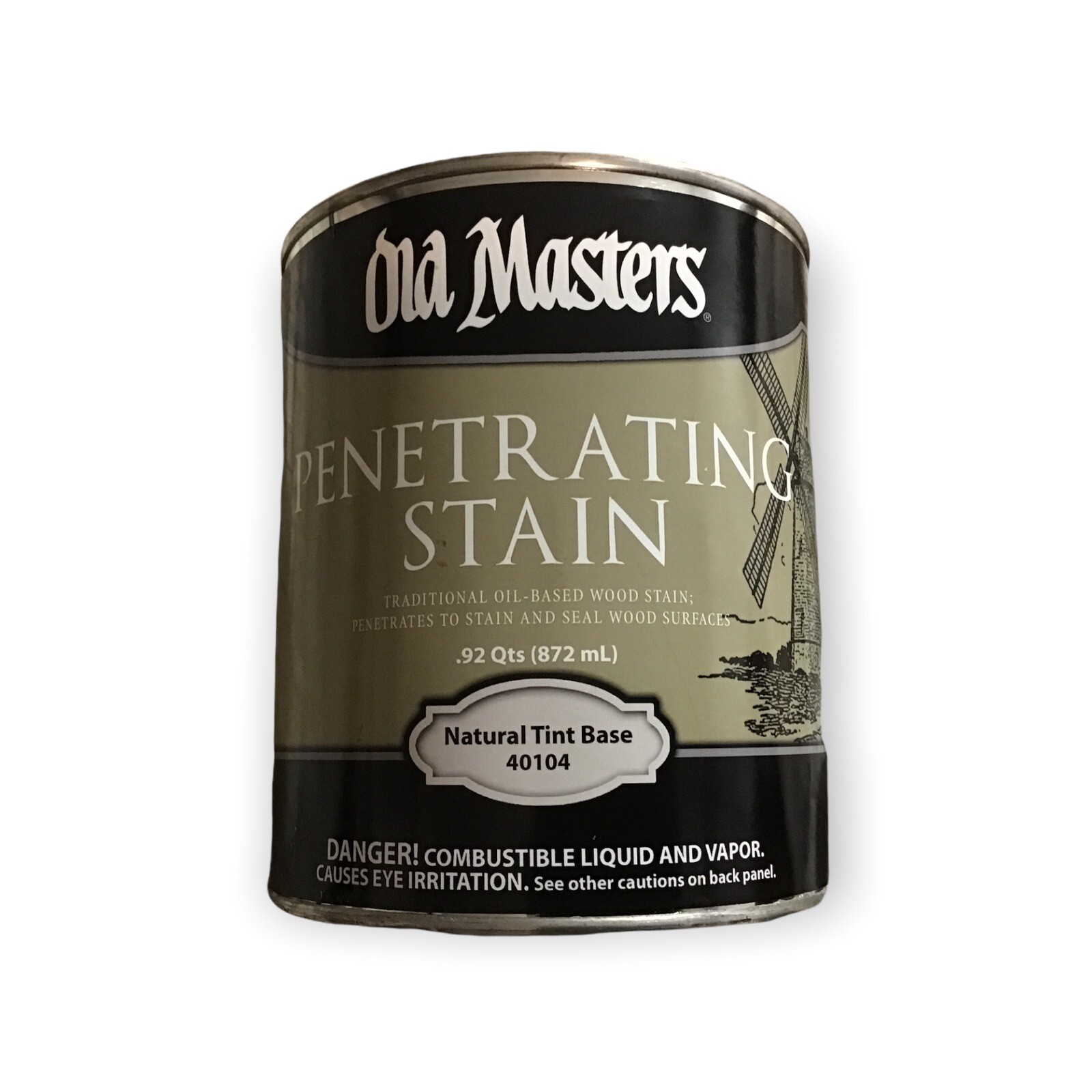 Old Masters penetrating stain .92Qts. Natural Tint Base 40104