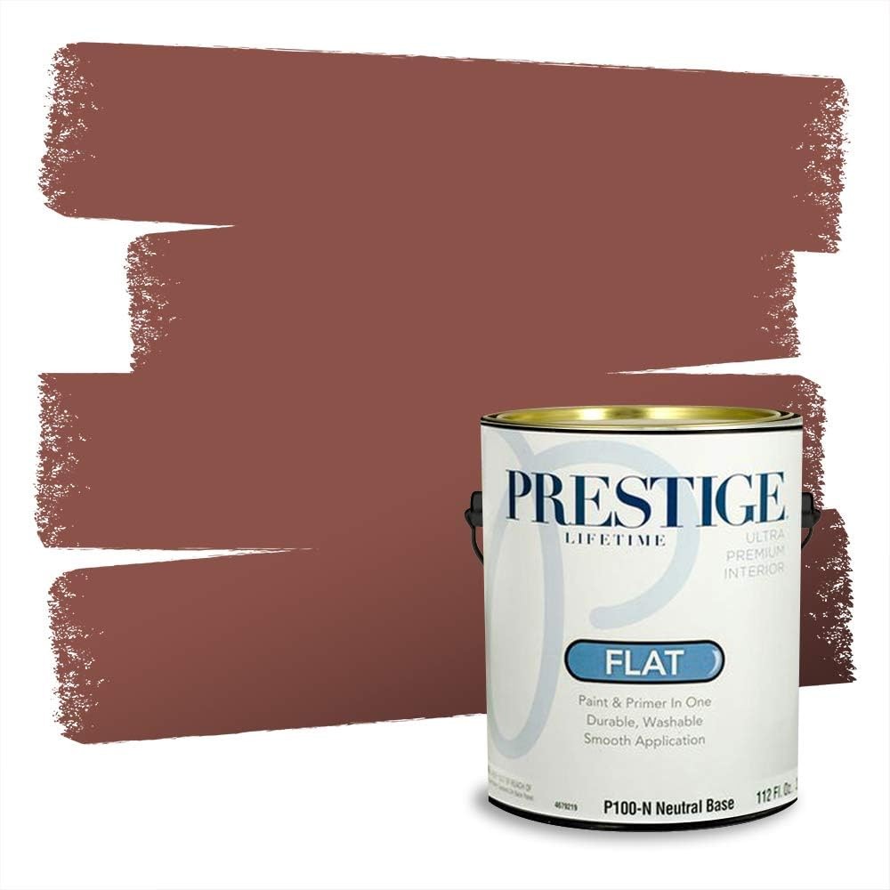 Interior Paint & Primer In One, Flat/Matte, Low VOC, Washable, 1 Gallon