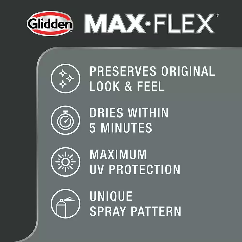 12 Oz. Satin Onyx Exterior Fabric Spray Paint and Primer