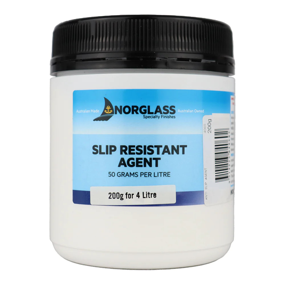 Norglass Slip Resistant Plastic Non-Settling White Powder Agent 200g For 4L