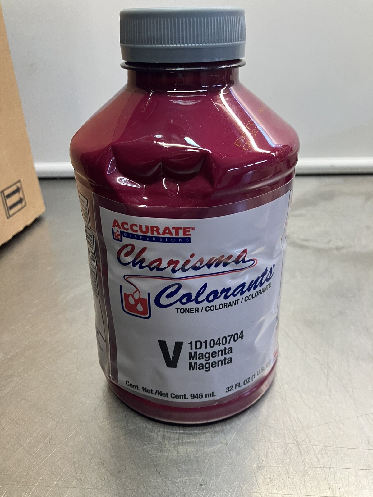 Accurate CHARISMA V 1D1040704 Colorant Toner V Magenta 32 fl oz Brand New