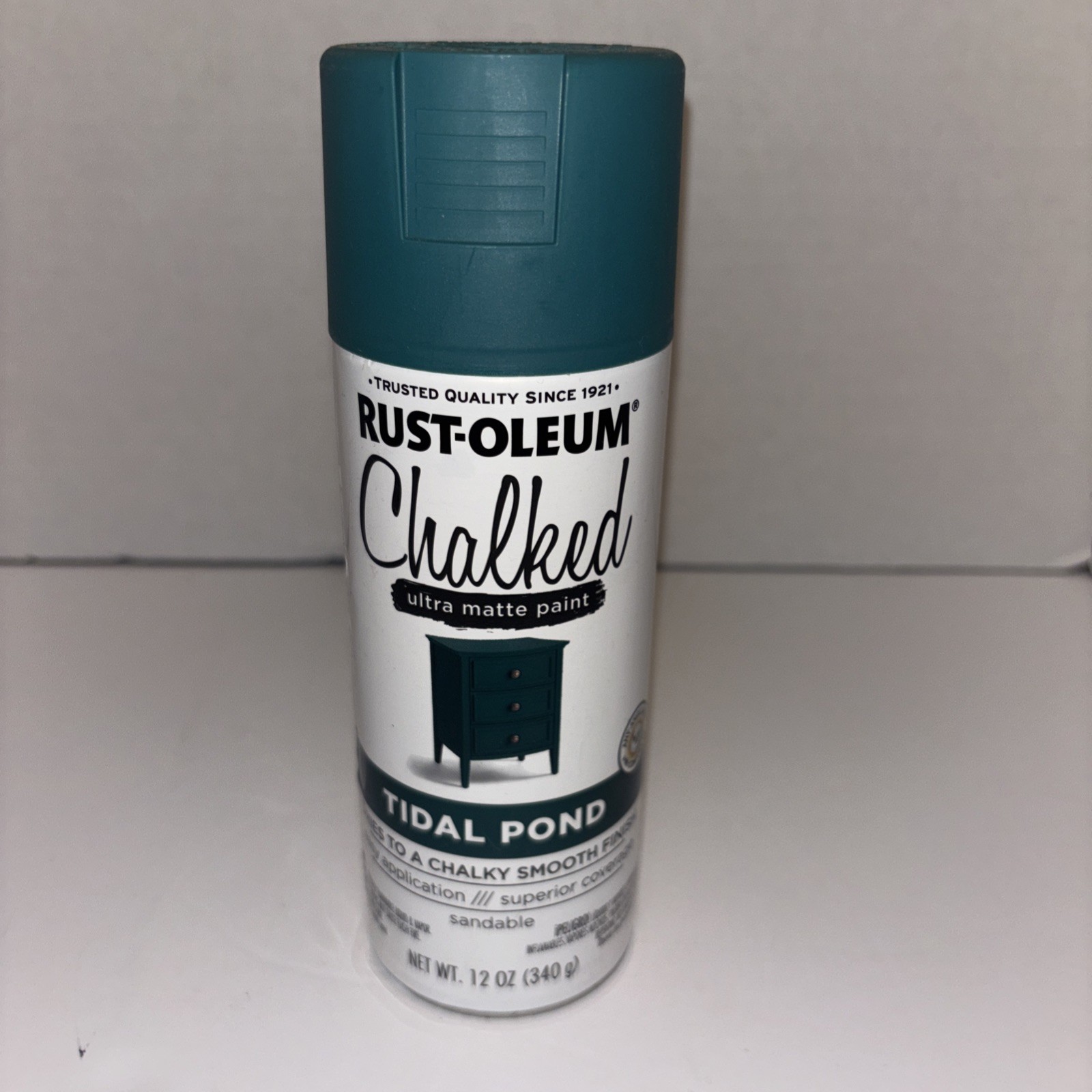 Rust Oleum Ultra Matte Chalked Spray Paint 12 Tidal Pond