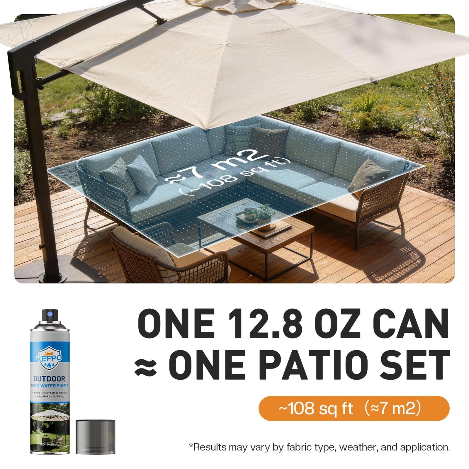 Outdoor Fabric Protector Spray: Waterproof & UV Protection for Patio Furnitur…