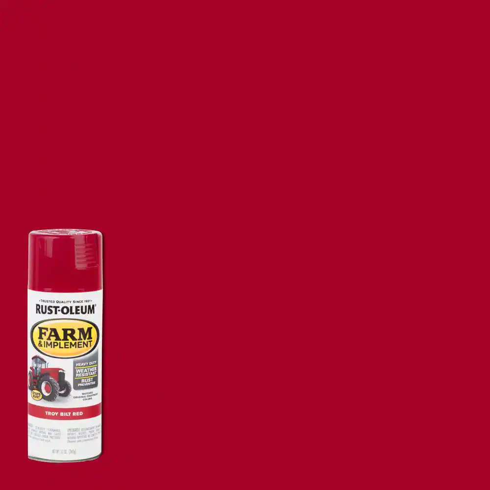 12 Oz. Farm and Implement Gloss Troy Bilt Red Enamel Spray Paint (6-Pack)