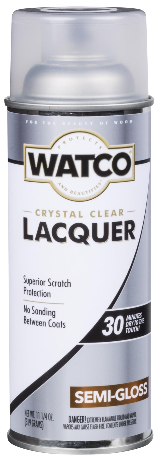 11.25 Oz. Clear Semi-Gloss Spray Lacquer – 1 Each