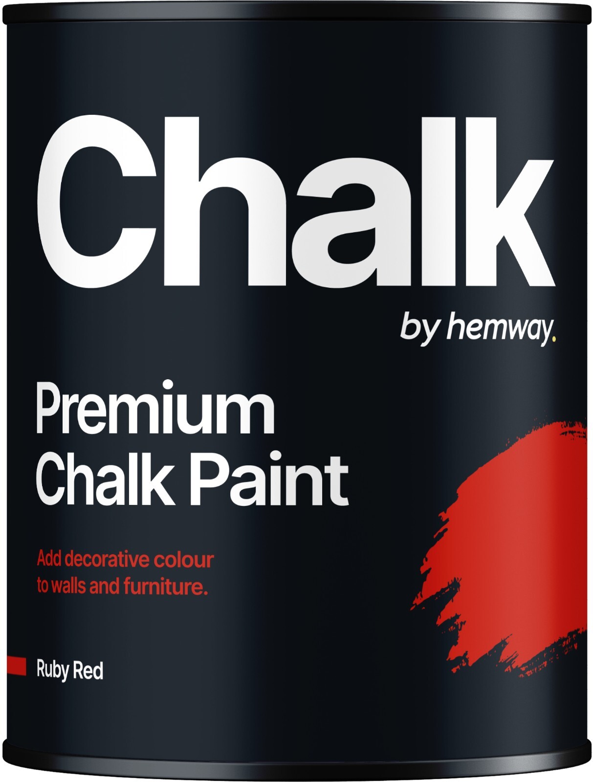 Hemway Ruby Red Chalk Paint Matt Wall Furniture Chic Shabby Vintage Chalky