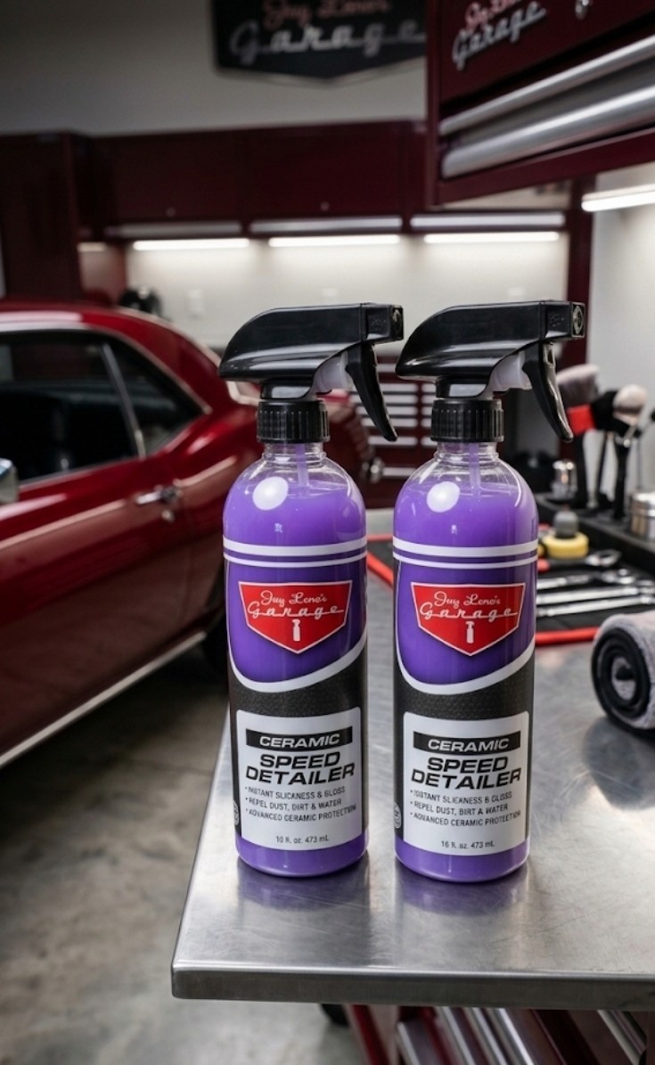 Jay Leno’s Garage Ceramic Speed Detailer Spray Quick Car Detailer for Cars