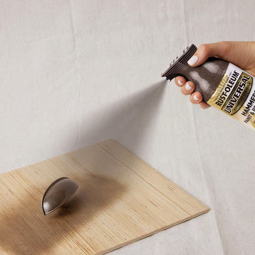 12 Oz. All Surface Hammered Dark Bronze Spray Paint and Primer in One (6-Pack)
