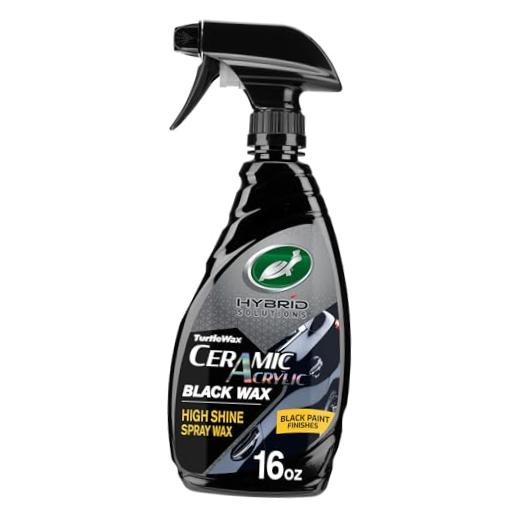 Hybrid Solutions Ceramic Acrylic Black Car Wax Spray, Restores Apperance of