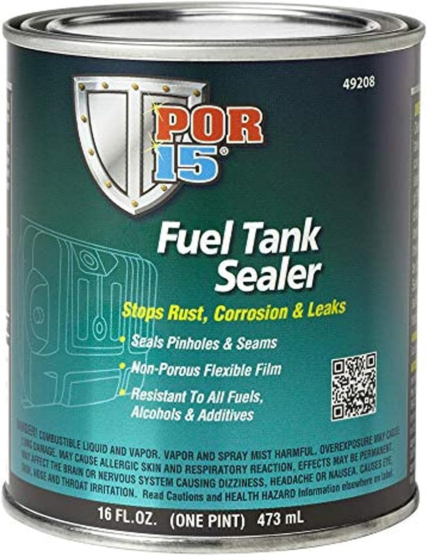 POR-15 Fuel Tank Sealer 16oz Stops Rust Corrosion Leaks Seals Pinholes NonPorous