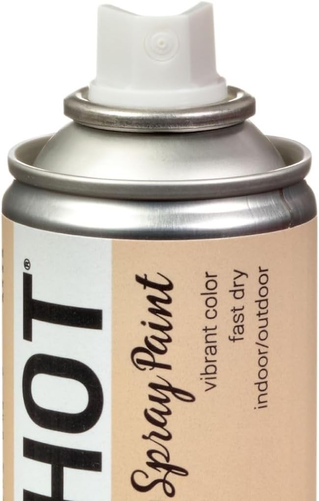 Cheers Champagne Metallic Spray Paint – Fast-Drying 9oz 4 Pack for All Surfaces