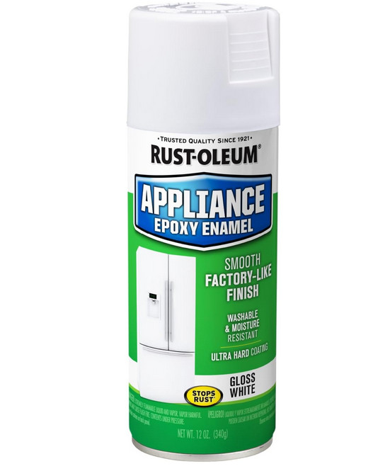 Rust-Oleum 7881830 Specialty Appliance Epoxy Spray Paint, 12 oz, White