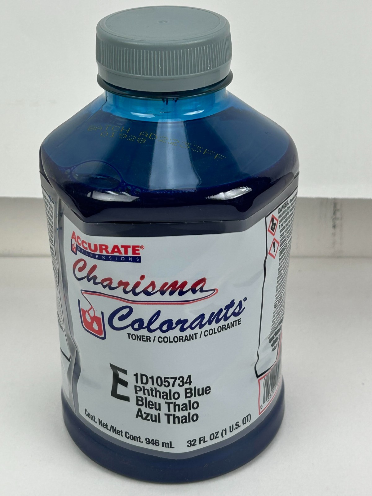 Accurate CHARISMA Colorant/tint Toner 32 FL OZ ( 1 U.S. Qt ) Phthalo Blue