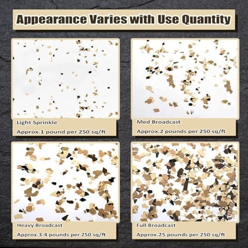 Decorative Epoxy Floor Flakes 2Lb – Colorful Coating for Garage & Interior/Exter
