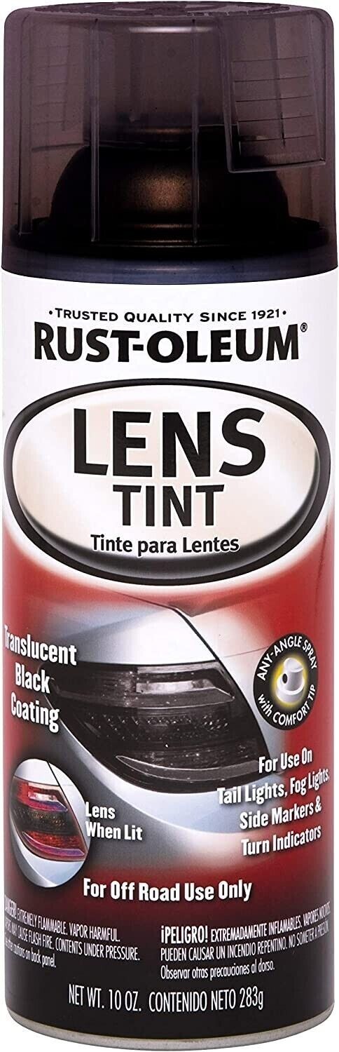 Rust-Oleum 253256 Specialty Lens Tint, 10 Oz Aerosol, Translucent, Pack of 1