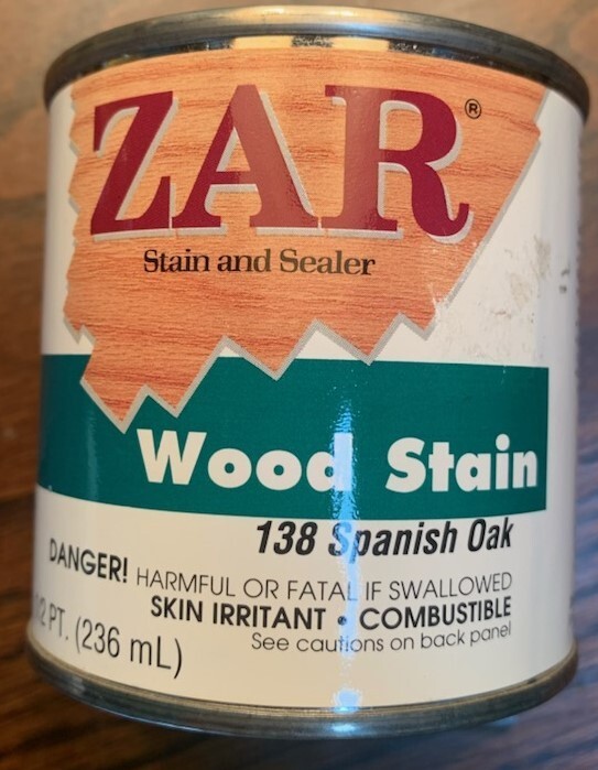 ZAR Interior Stain, 138 SPANISH OAK, 1/2 Pint