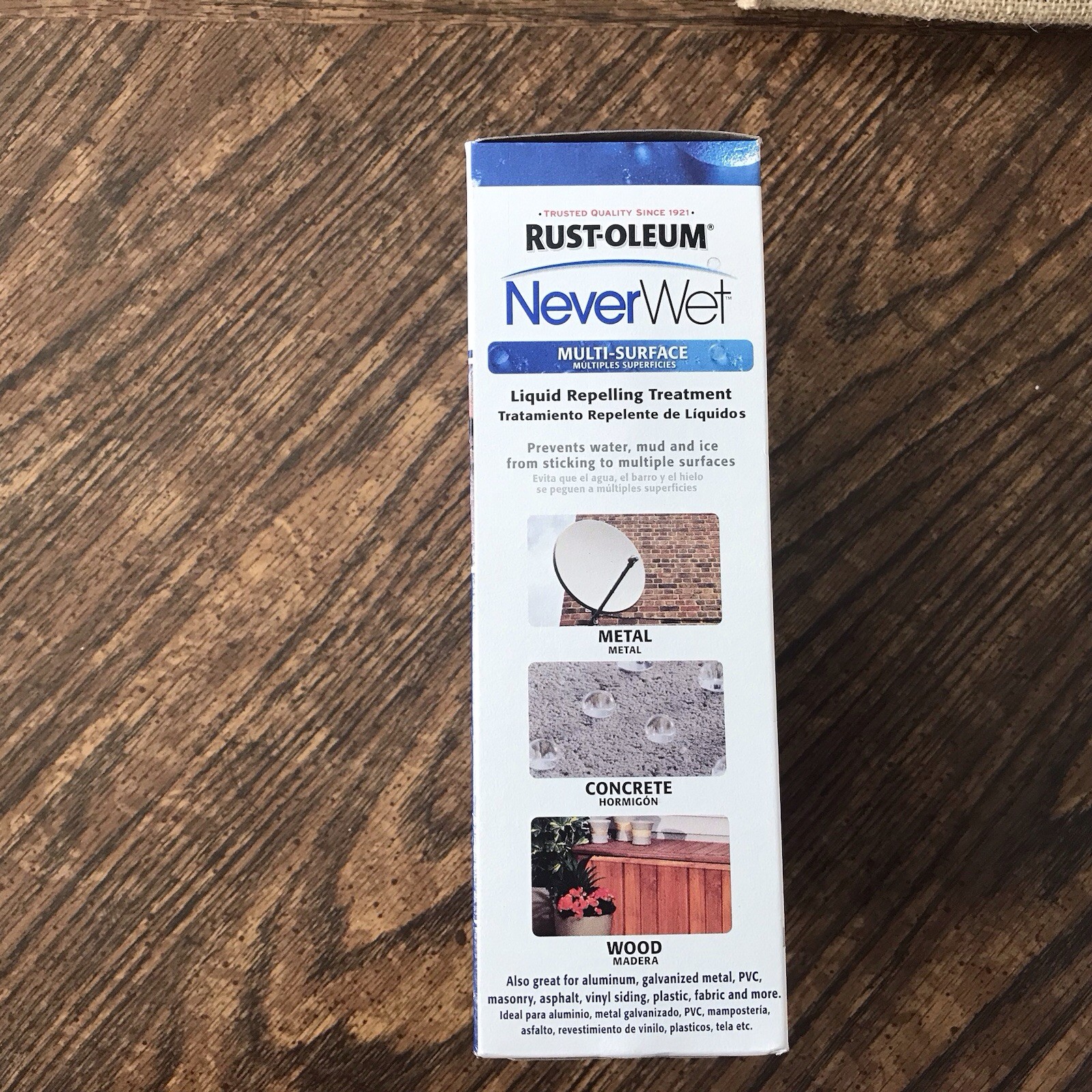 RUSTOLEUM 18 oz. Never Wet Multi-Purpose Spray Kit New Water Repellent Frosted