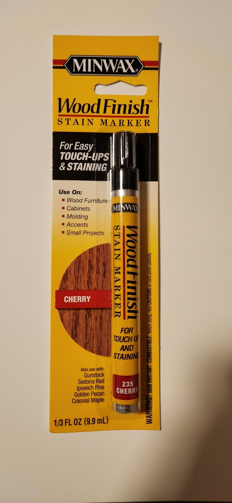 (Lot of 124) Minwax Wood Finish Stain Marker Cherry Oil-Based Marker 0.33oz
