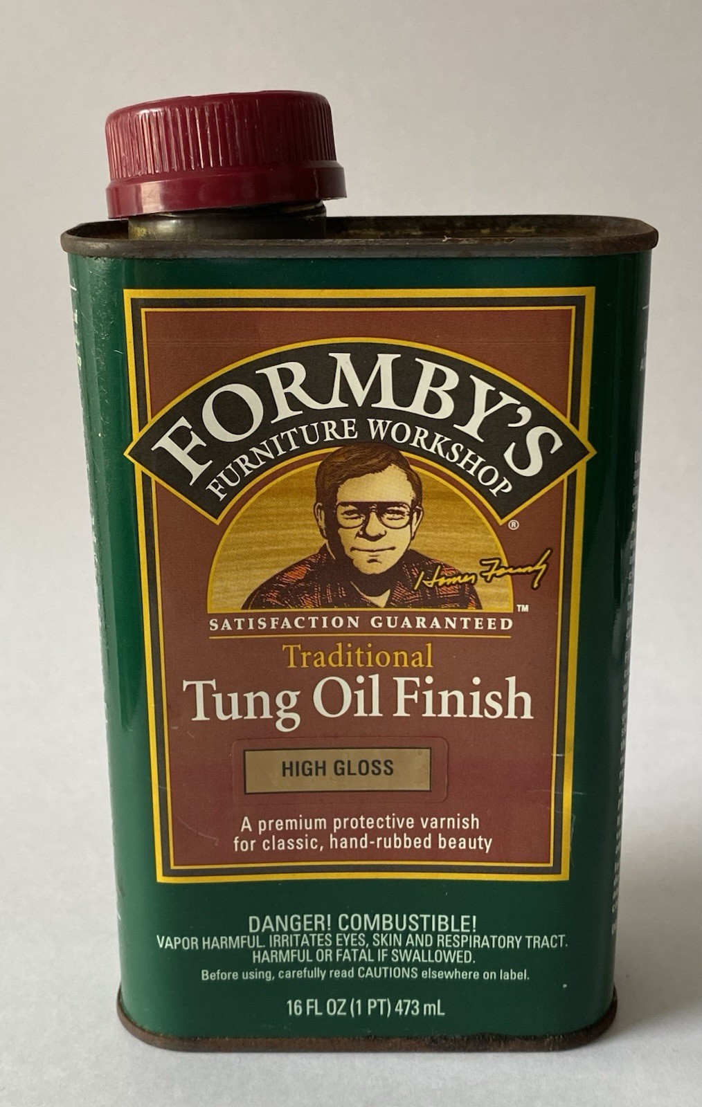 Formby’s Furniture Traditional Tung Oil Finish High Gloss 16 Oz. Bottle