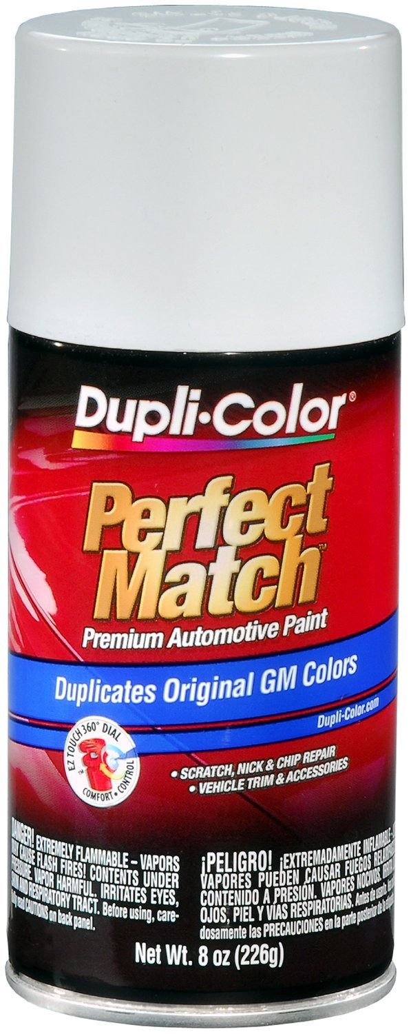 ExactMatch Pure White Automotive Paint 8 oz Aerosol for General Motors
