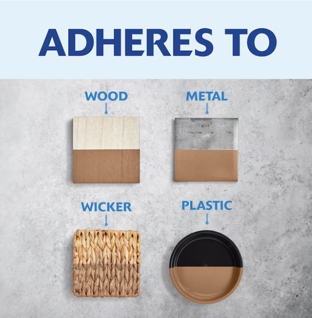Rust-Oleum American Accents 2X Ultra Cover Satin Nutmeg Oil-based Spray paint an