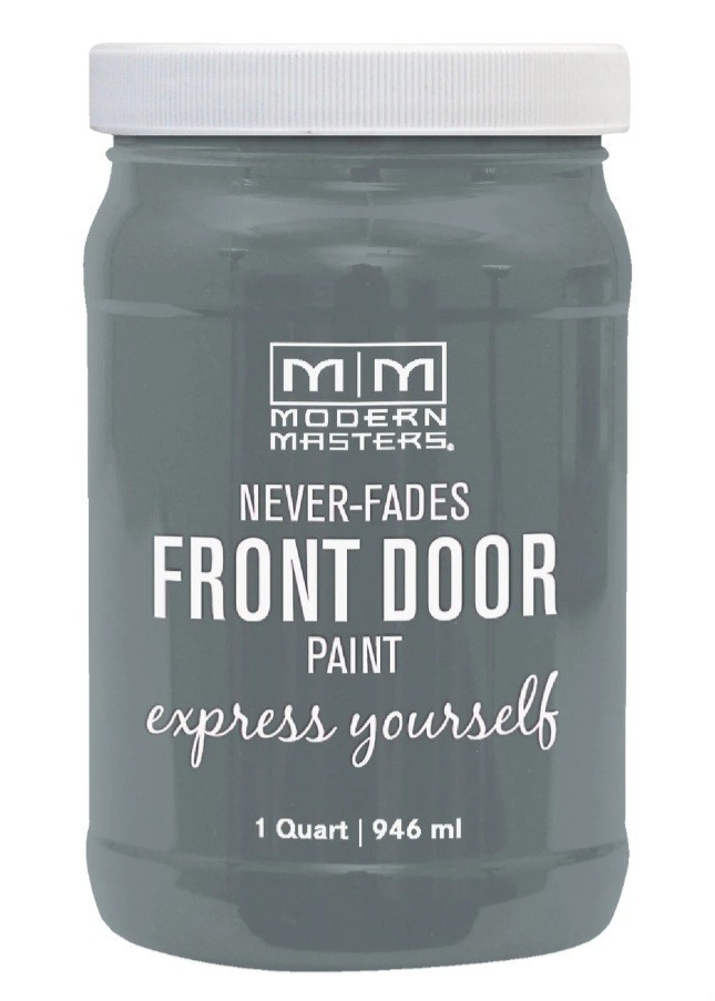 Modern Masters Front Door Paint Quart Non-Fading, Fast Drying Blue Red Gray