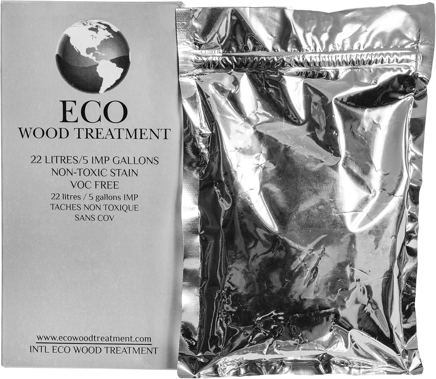 EWT5 5 US Gallon, Long Lasting, Silvery Patina | Semi-Transparent (1 Pack)