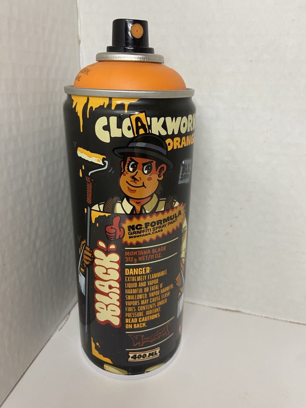 BLK2070 Cloakwork Orange Spray Paint Can Montana Colors Limited NC Formula